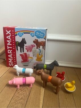 SMARTMAX | My First Farm Animals Stem Building Play Set AGES 1+